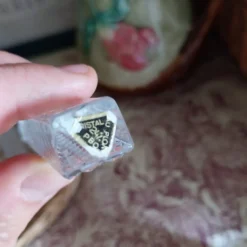 Anciens reposes couteaux en cristal