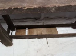 Ancien établi en bois vintage