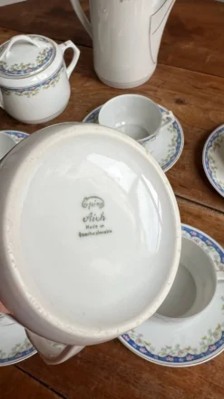 Ancient coffee service – Czechoslovakia, EPIAG Aich, 1920s