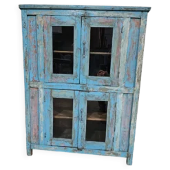 Ancien vaisselier en teck birman