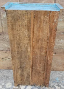 Ancien vaisselier tribal en teck birman