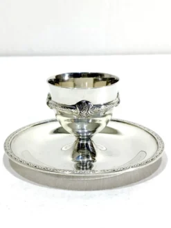 Angleterre - Coquetier en argent massif