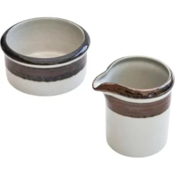 Anja Jaatinen-Winqvist 'Karelia' Milch- und Zuckerset pour Arabia Finland, années 1970