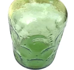 Années 1970 Carafe à orangeade verre bullé et coloré