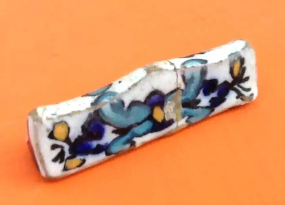Années 1930 10 Porte-couteaux Céramique vernissée