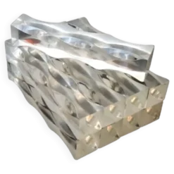 Années 1970 9 porte-couteaux Plexiglass transparent