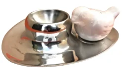 Années 1960 Space Age Design Coquetier / Salière