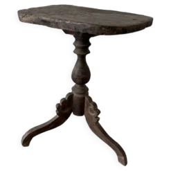 Antieke Houten Bijzettafel