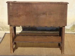 Antique coffre égouttoir en chêne massif