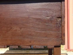 Antique coffre égouttoir en chêne massif