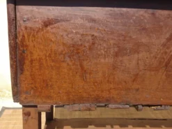 Antique coffre égouttoir en chêne massif
