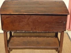 Antique coffre égouttoir en chêne massif