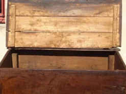 Antique coffre égouttoir en chêne massif