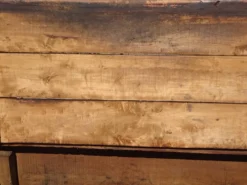 Antique coffre égouttoir en chêne massif