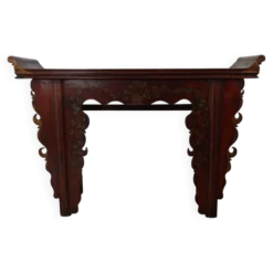 Antique console d'autel décorée, Chine début XXème