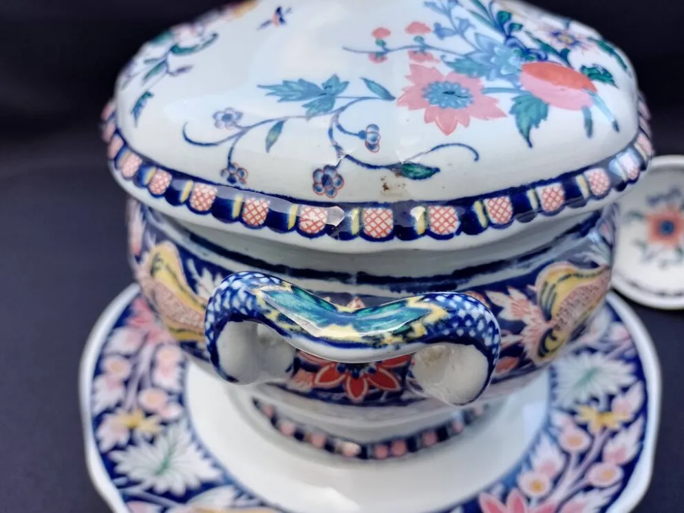Antique Wedgwood Etruria Poterat 4 Pièces