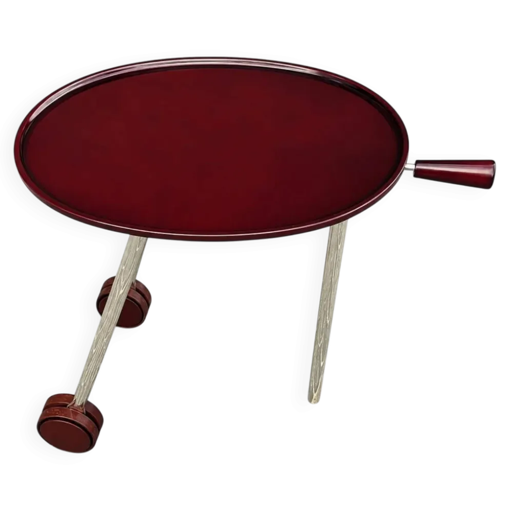 Antonio Citterio / table d'appoint / modèle Baisity pour B&B Italia / années 1980