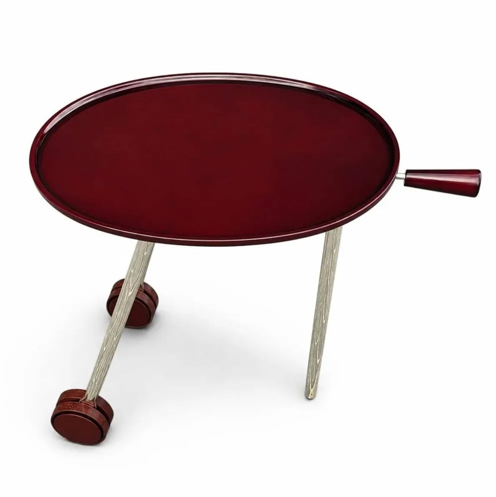 Antonio Citterio / table d'appoint / modèle Baisity pour B&B Italia / années 1980