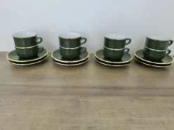 Apilco, set de 2 tasses et sous tasses, bistrots parisiens