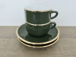 Apilco, set de 2 tasses et sous tasses, bistrots parisiens