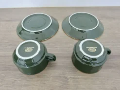 Apilco, set de 2 tasses et sous tasses, bistrots parisiens