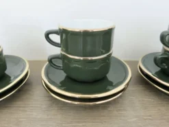 Apilco, set de 2 tasses et sous tasses, bistrots parisiens