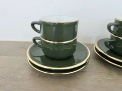 Apilco, set de 2 tasses et sous tasses, bistrots parisiens