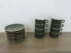 Apilco, set de 2 tasses et sous tasses, bistrots parisiens
