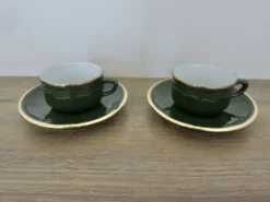 Apilco, set de 2 tasses et sous tasses, bistrots parisiens