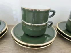 Apilco, set de 2 tasses et sous tasses, bistrots parisiens