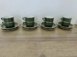 Apilco, set de 2 tasses et sous tasses, bistrots parisiens