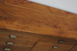 Apothicaire en chêne néerlandais / Armoire de classement ou buffet, années 1950