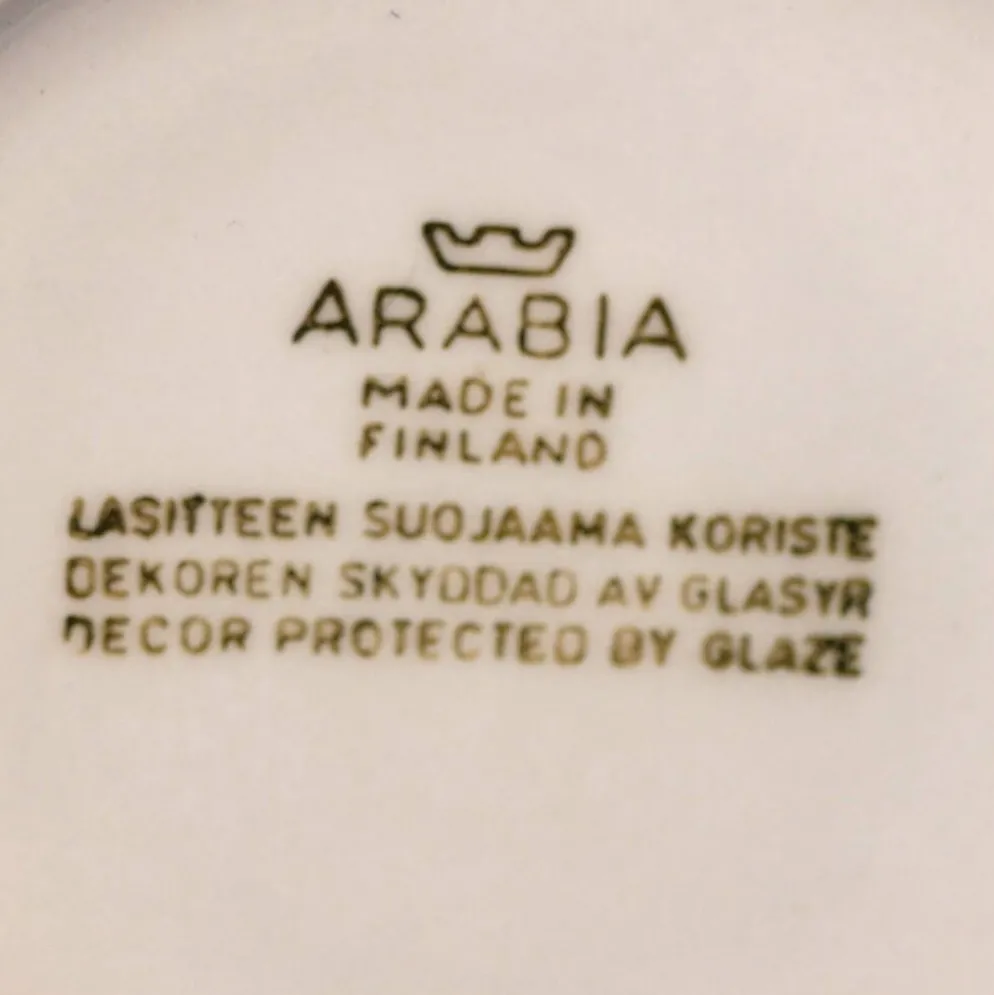 Arabie de Finlande « Heluna » Pot à lait Anja Kuurikka & Kaj Frank Design sc