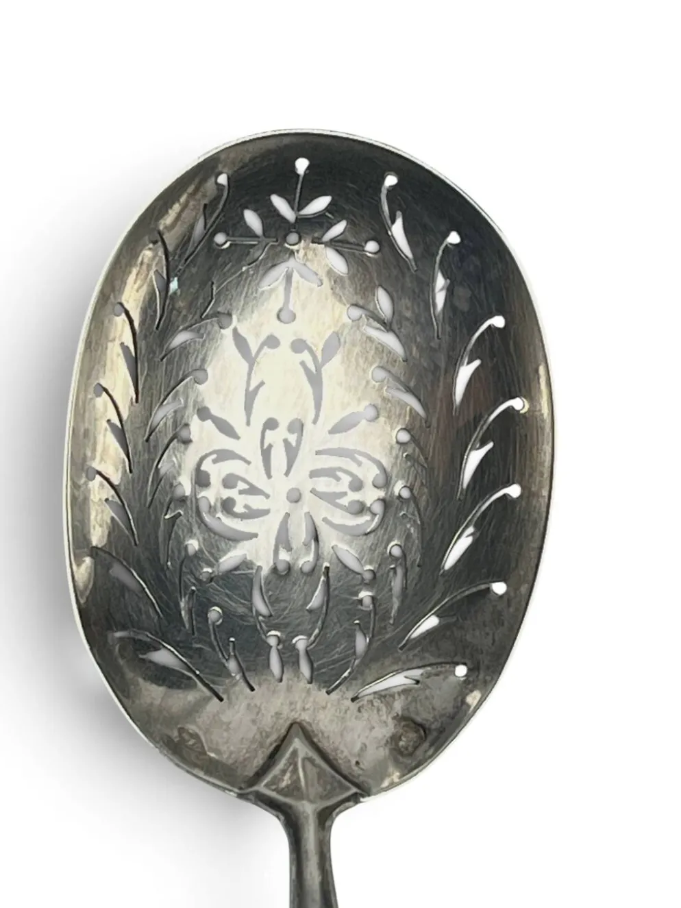 Argenterie, cuillère saupoudreuse argent poinçon Minerve début XXème