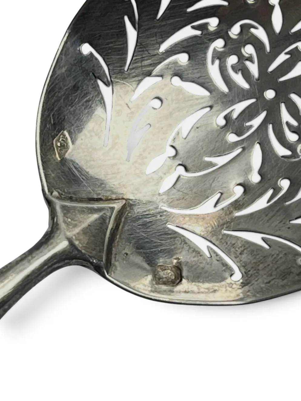 Argenterie, cuillère saupoudreuse argent poinçon Minerve début XXème