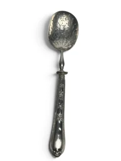 Argenterie, cuillère saupoudreuse argent poinçon Minerve début XXème