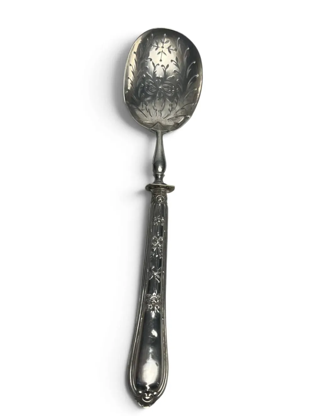 Argenterie, cuillère saupoudreuse argent poinçon Minerve début XXème