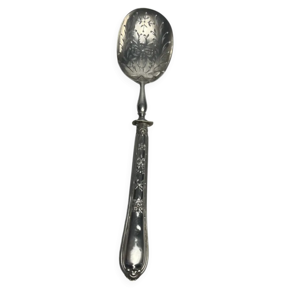 Argenterie, cuillère saupoudreuse argent poinçon Minerve début XXème