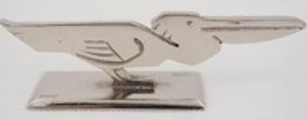 Aristide Colotte, 12 porte-couteaux animaliers, Art Déco, excellent état, écrin.