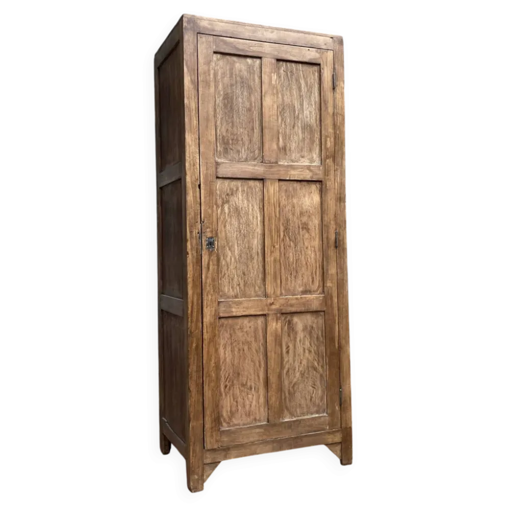Armoire ancienne - bonnetière en bois