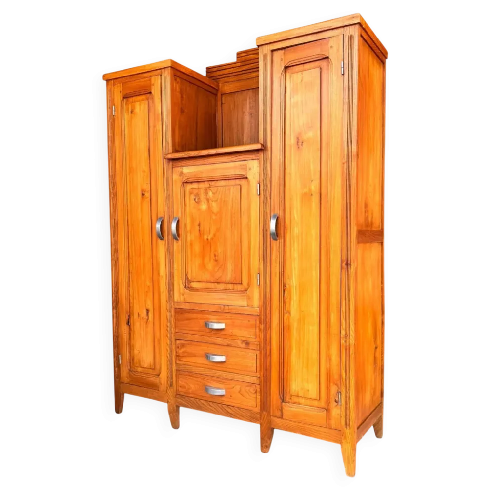 Armoire Art Déco asymétrique, vers 1940