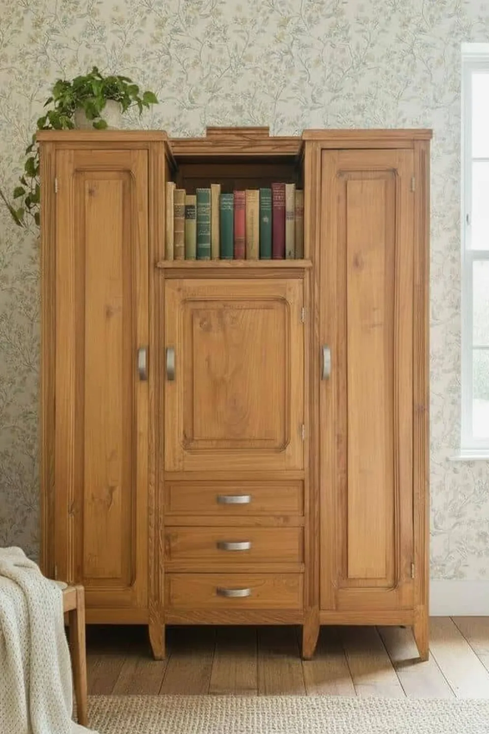 Armoire Art Déco asymétrique, vers 1940