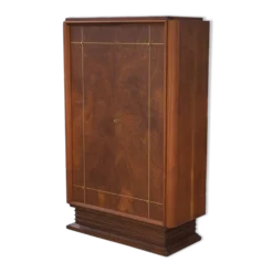 Armoire Art Déco en acajou mobilier d’art signé A. Bicchierini 1940’s