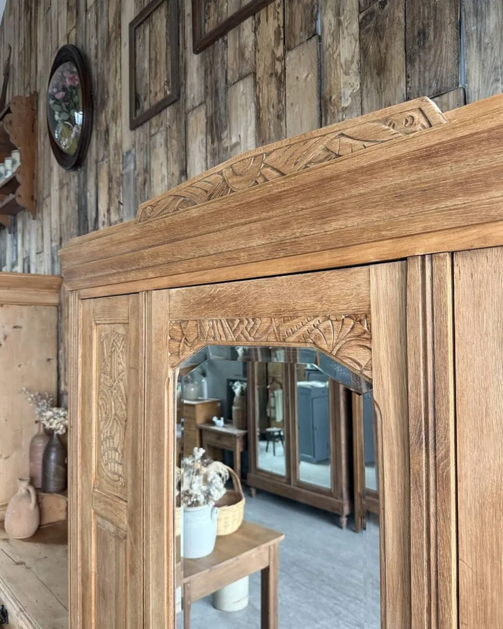Armoire Art Déco en chêne (rénovée)