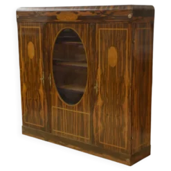 Armoire Art Déco néo-classique en placage d’ébène 1930’s