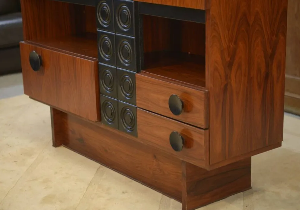 Armoire/bar brutaliste De Coene 1970’s