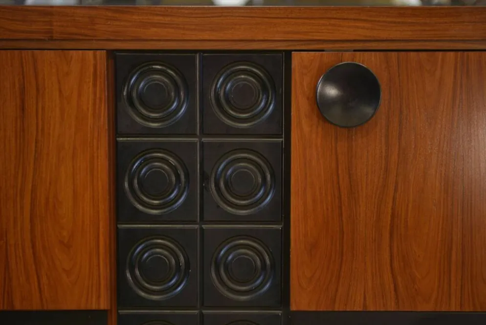 Armoire/bar brutaliste De Coene 1970’s