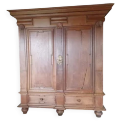 Armoire baroque en chêne, Europe du Nord vers 1730-50