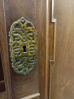 Armoire baroque en chêne, Europe du Nord vers 1730-50