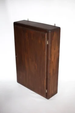 Armoire bois murale, penderie murale vintage, meuble de rangement, dressing, déco
